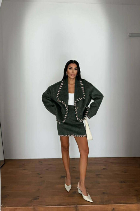 SET NJE NGJYRESH XHAKETE+FUND PER FEMRA NE NGJYRE JESHILE - KLAUDIO FASHION