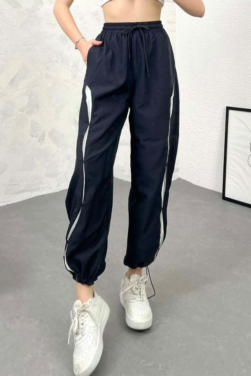 ONE COLOR JOGGING WOMEN SWEATPANTS BLACK/ E ZEZE - 1