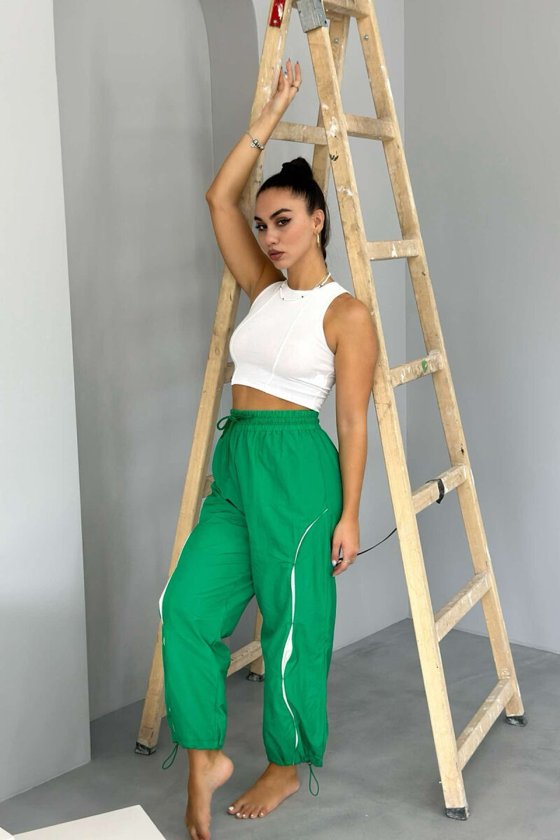 ONE COLOR JOGGING WOMEN SWEATPANTS GREEN/JESHILE - 4