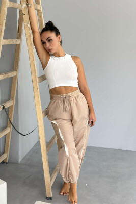 ONE COLOR JOGGING WOMEN SWEATPANTS LIGHT BEIGE/BZHZB 