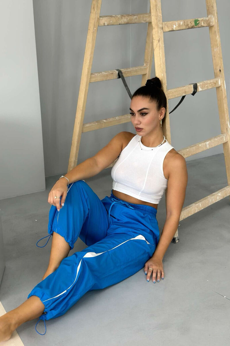 ONE COLOR JOGGING WOMEN SWEATPANTS LIGHTBLUE/BZ - 2