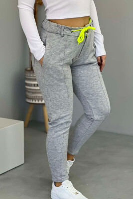 ONE COLOR LACING WOMEN SWEATPANTS LIGHT GREY/GZ 