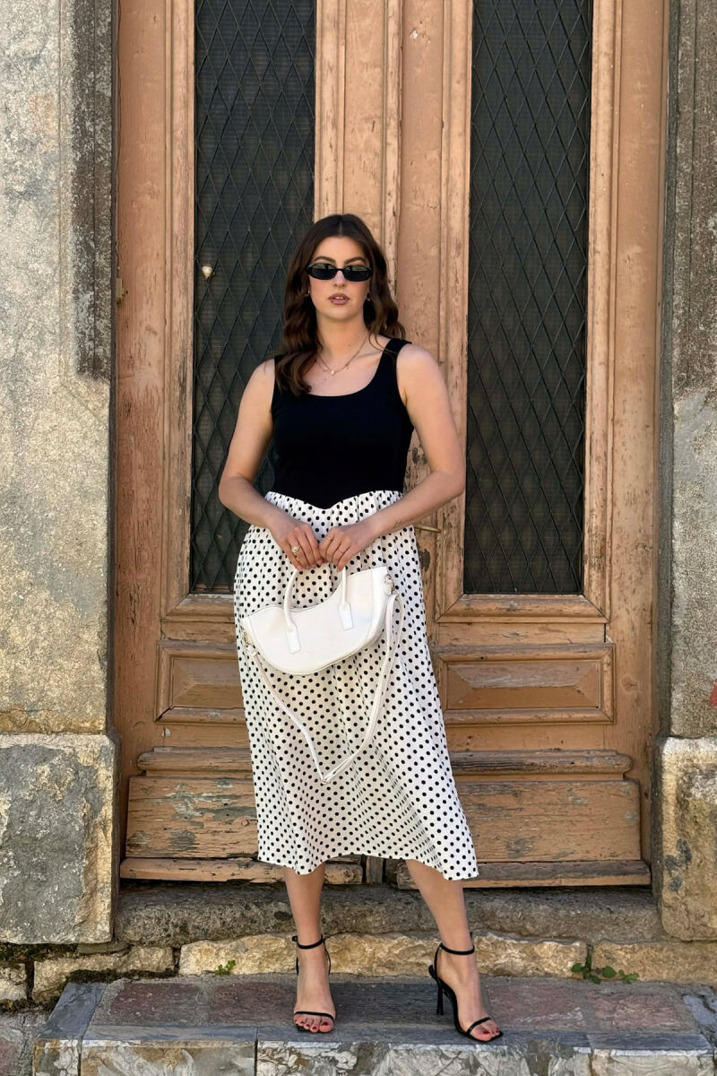 ONE COLOR LEATHER SIMPLE WOMAN BAG WHITE-E BARDHE - 3