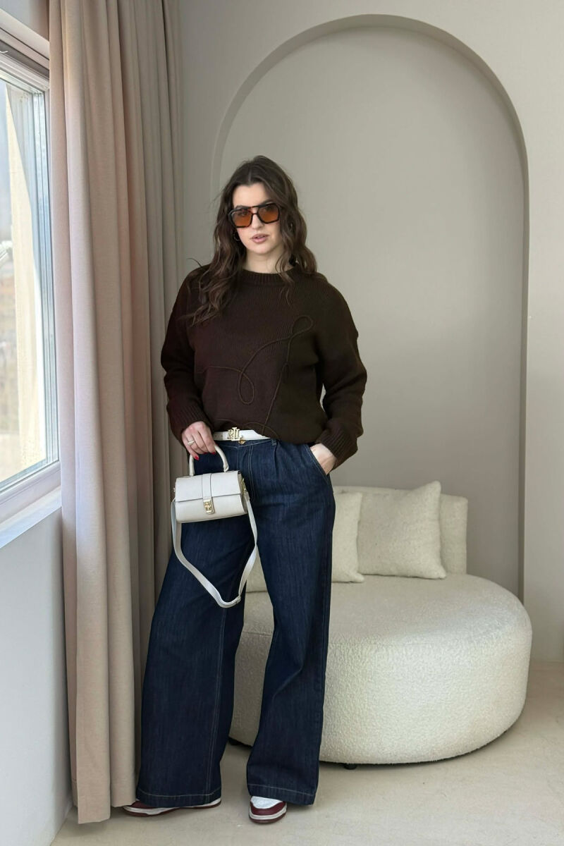 ONE COLOR LEATHER WOMEN BAG BEIGE/BEZHE - 3