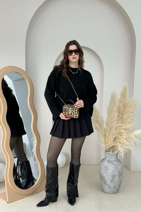 ONE COLOR LEATHER WOMEN BAG LEO/LEOPARD - 5