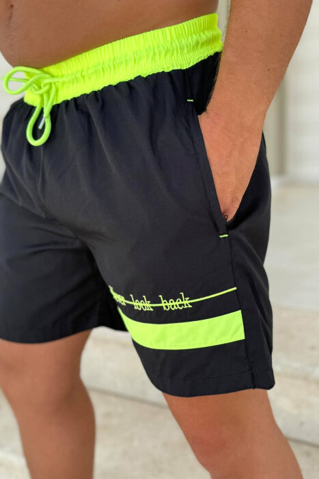 ONE COLOR MAN SWIM WEAR BLACK/ E ZEZE - 3