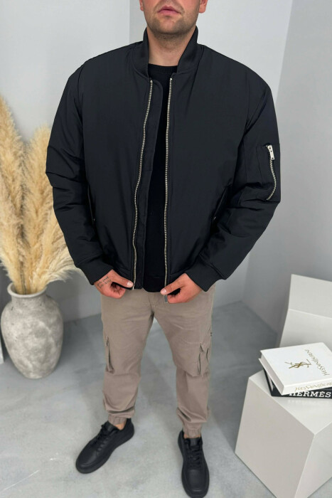 XHAKETË NJË NGJYRËSHE PËR MESHKUJ NË NGJYRË TË ZEZË - KLAUDIO FASHION