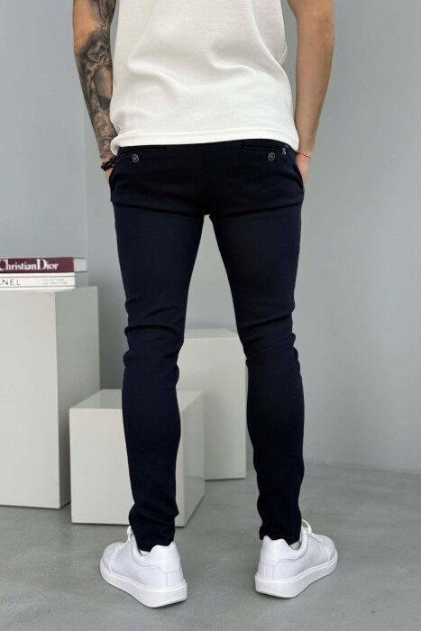 ONE COLOR MEN PANTS BLUE/BLU - 2