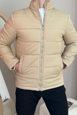 ONE COLOR MEN PUFFER JACKET BEIGE/BEZHE 