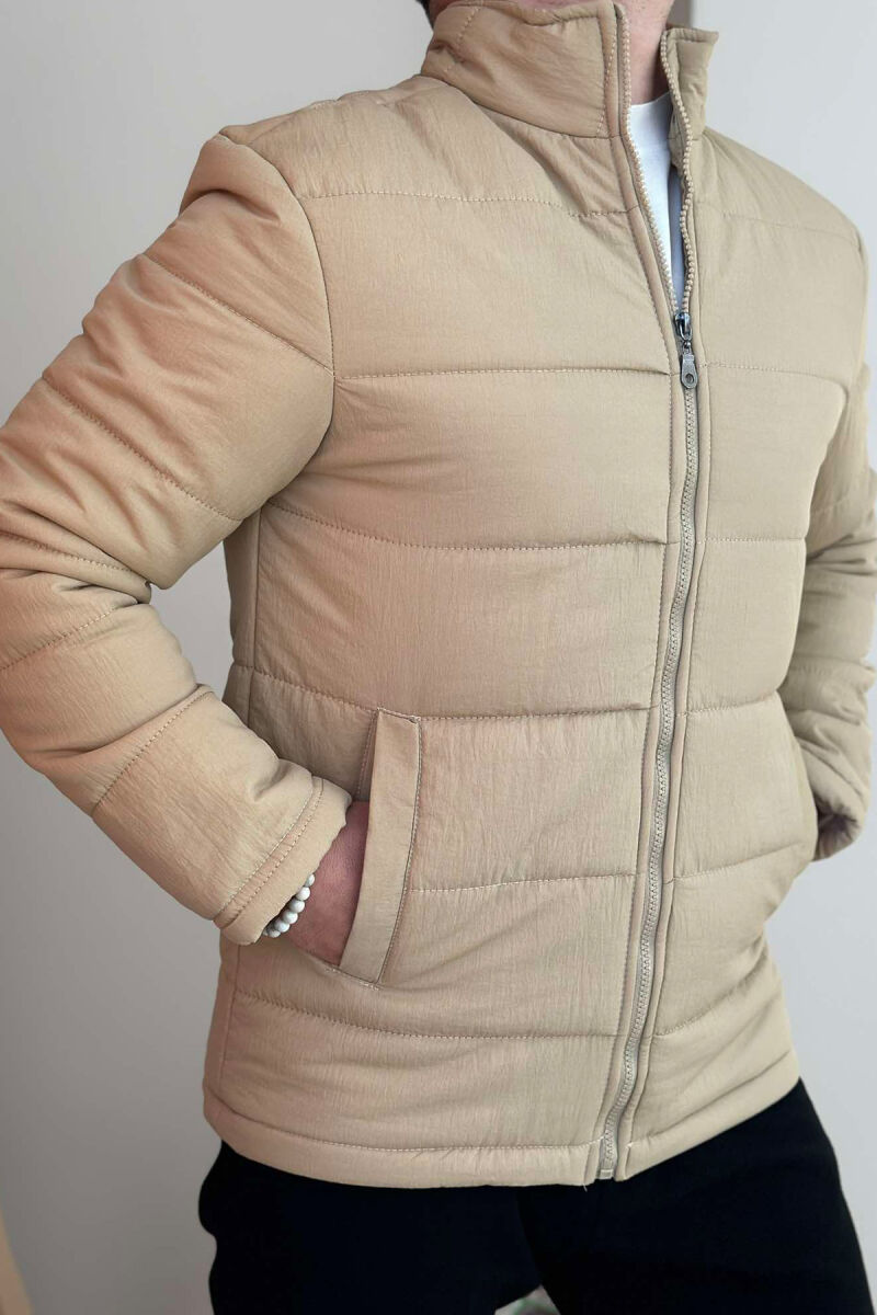 ONE COLOR MEN PUFFER JACKET BEIGE/BEZHE - 2