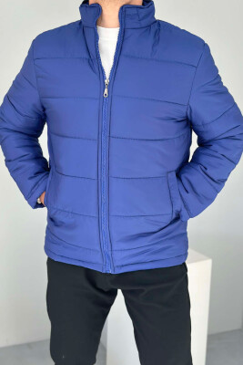 ONE COLOR MEN PUFFER JACKET BLUE/BLU 