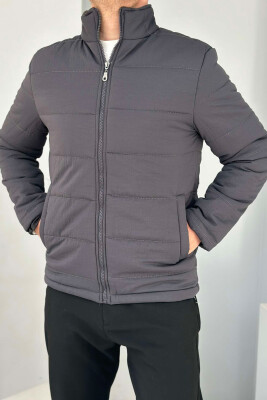 ONE COLOR MEN PUFFER JACKET DARK GREY/GEE 