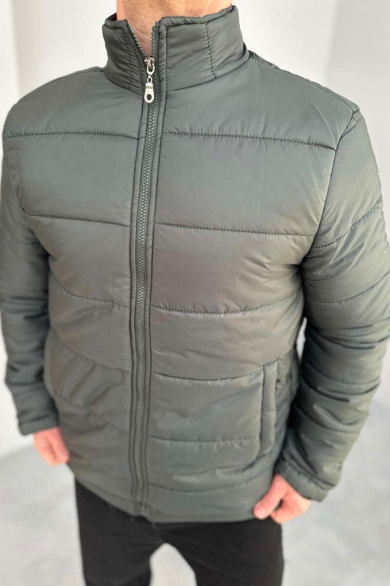 ONE COLOR MEN PUFFER JACKET GREEN FOREST/JESHILE PYLLI - 1