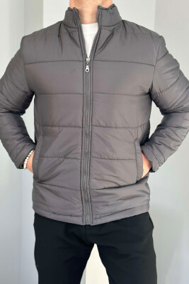 ONE COLOR MEN PUFFER JACKET GREY-GREY/GG 