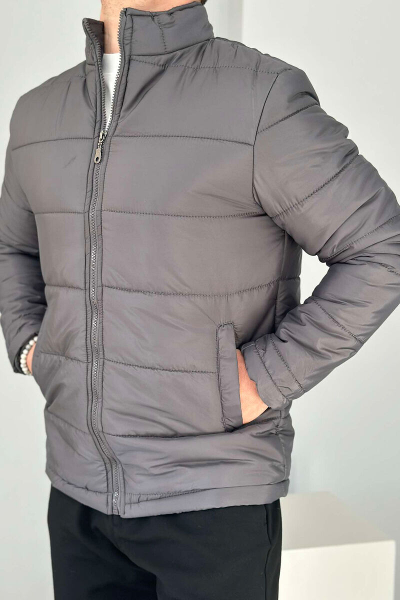 ONE COLOR MEN PUFFER JACKET GREY-GREY/GG - 3