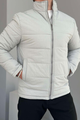 ONE COLOR MEN PUFFER JACKET LIGHT GREY/GZ 