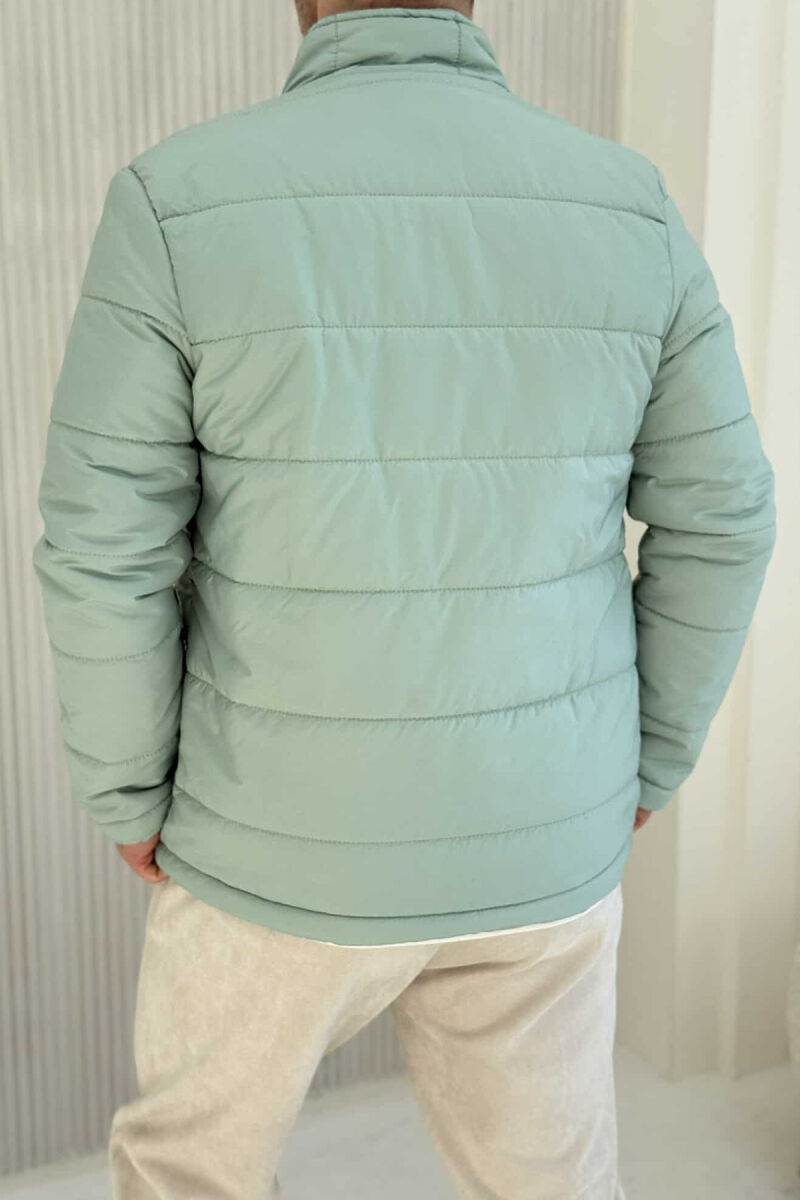 ONE COLOR MEN PUFFER JACKET MINT/MENTE - 4