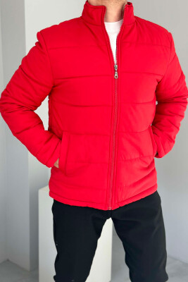 ONE COLOR MEN PUFFER JACKET RED/E KUQE 