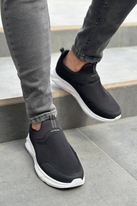 ONE COLOR MEN SNEAKERS BLACK-WHITE/ZEBA - 3