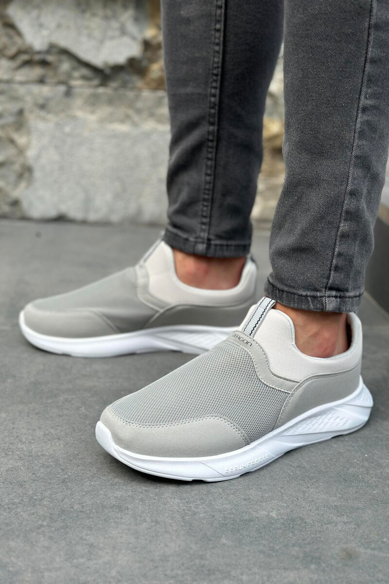 ONE COLOR MEN SNEAKERS GREY-WHITE/GRBA - 2