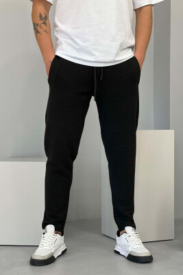 ONE COLOR MEN SWEATPANTS BLACK/ E ZEZE 