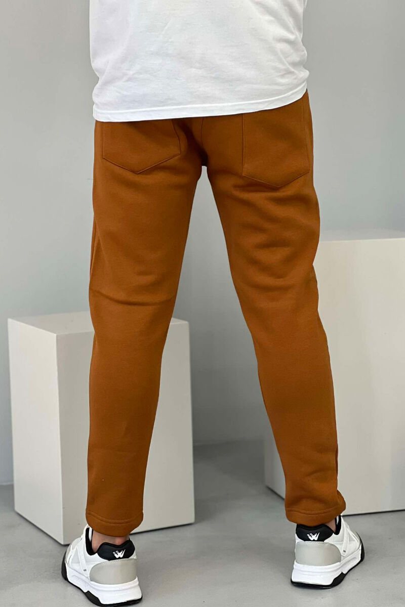 ONE COLOR MEN SWEATPANTS BROWN/KAFE - 6