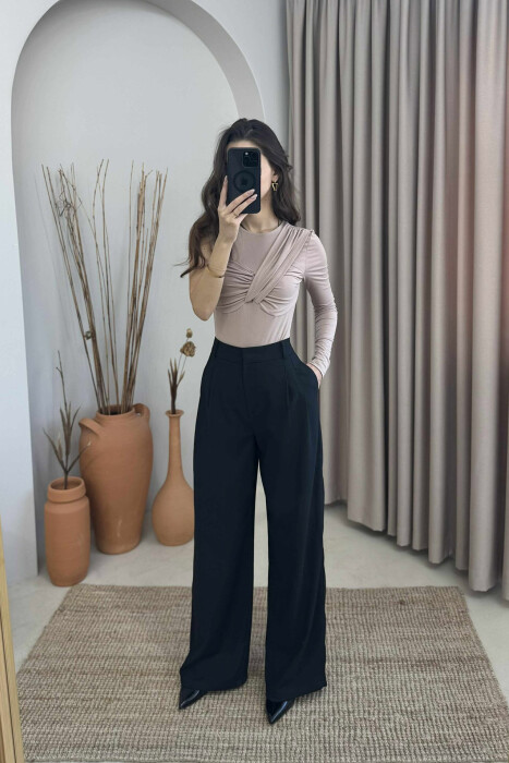 ONE COLOR ONE ARM WOMAN BODY BEIGE/BEZHE 