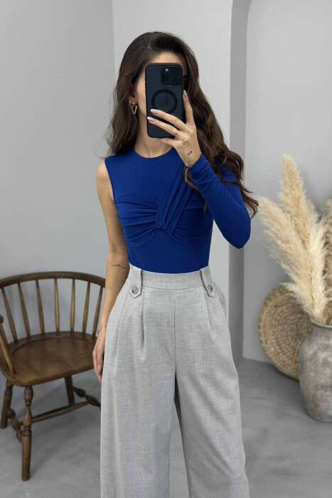 ONE COLOR ONE ARM WOMAN BODY BLUE/BLU - 5