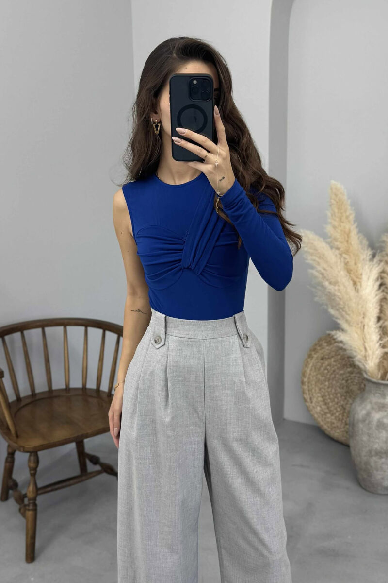 ONE COLOR ONE ARM WOMAN BODY BLUE/BLU - 5