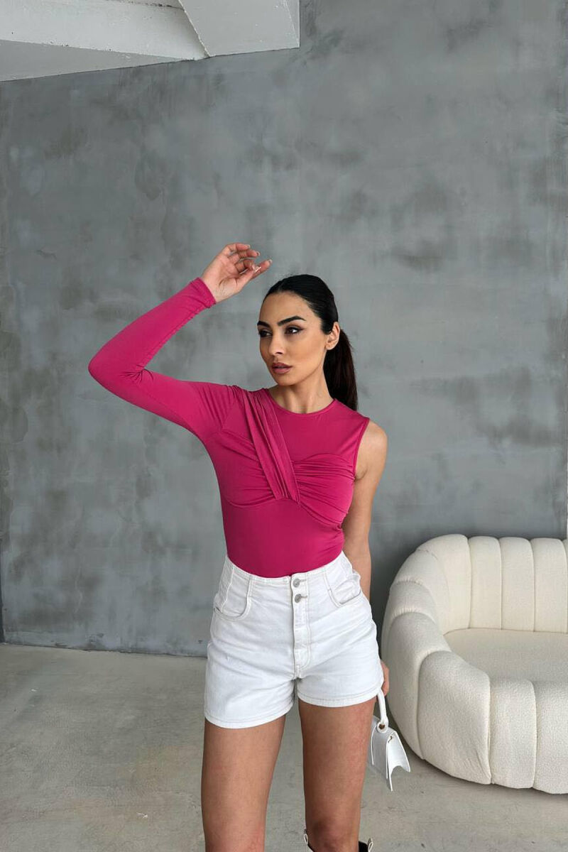 ONE COLOR ONE ARM WOMAN BODY FUCHSIA/CIKLAMI - 4