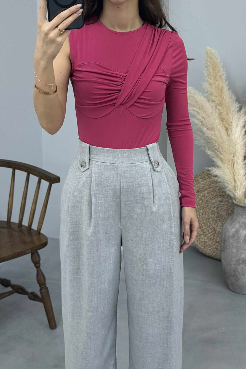 ONE COLOR ONE ARM WOMAN BODY FUCHSIA/CIKLAMI - 3