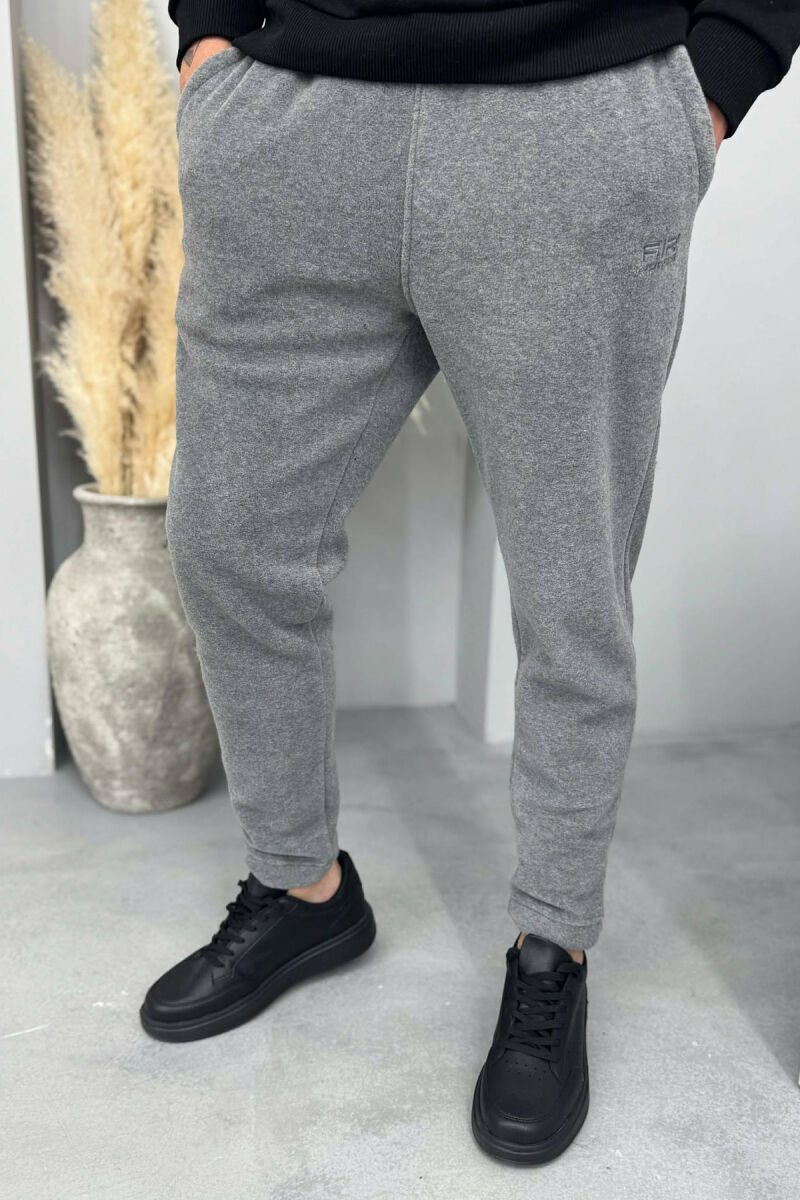 ONE COLOR POLAR SIMPLE MEN SWEATPANTS GREY/GRI - 1