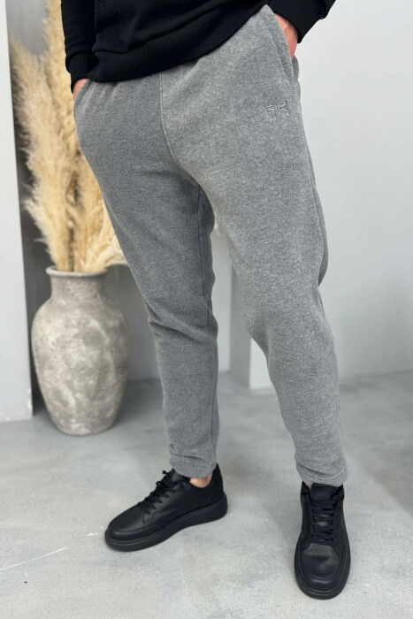 ONE COLOR POLAR SIMPLE MEN SWEATPANTS GREY/GRI - 2