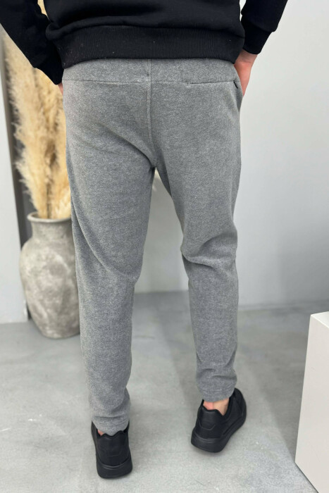 ONE COLOR POLAR SIMPLE MEN SWEATPANTS GREY/GRI - 3