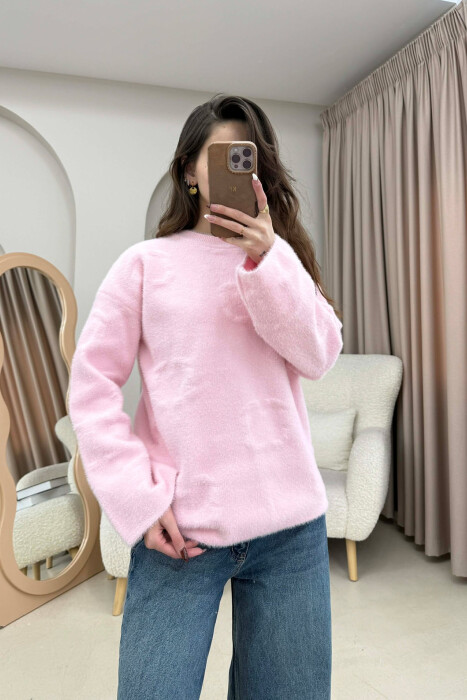 TRIKO NJE NGJYRESHE ME JAKE TE RRUMBULLAKET PER FEMRA NE NGJYRE ROZE 