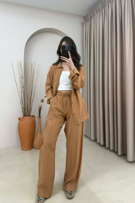 SET NJE NGJYRESH KEMISHE + PANTALLONA PER FEMRA NE NGJYRE TULLE 