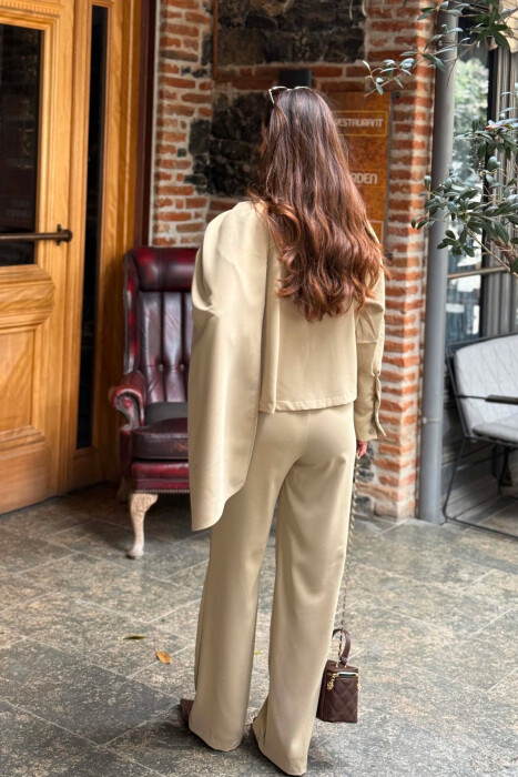 ONE COLOR SHIRT +TROUSERS WOMAN SET MINT/MENTE - 2