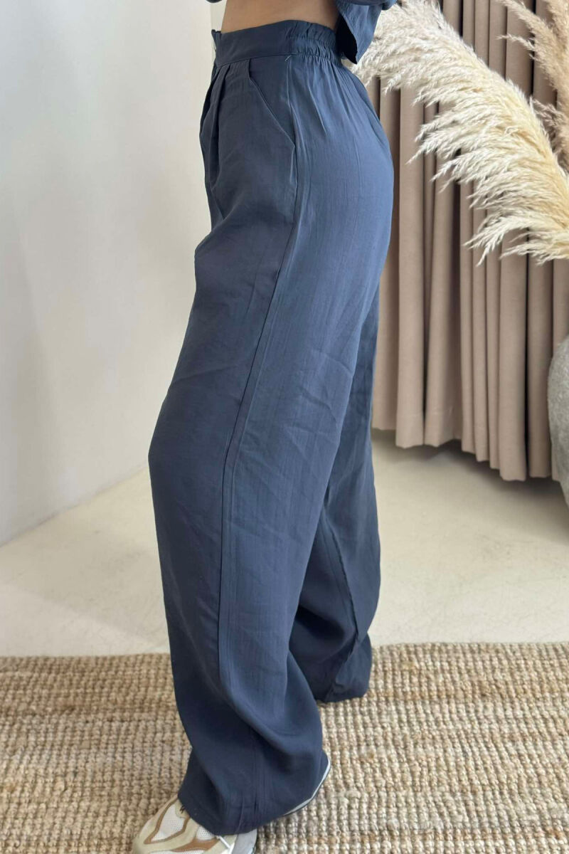 ONE COLOR SHIRT+TROUSERS WOMEN SET DARK GREY/GEE - 3