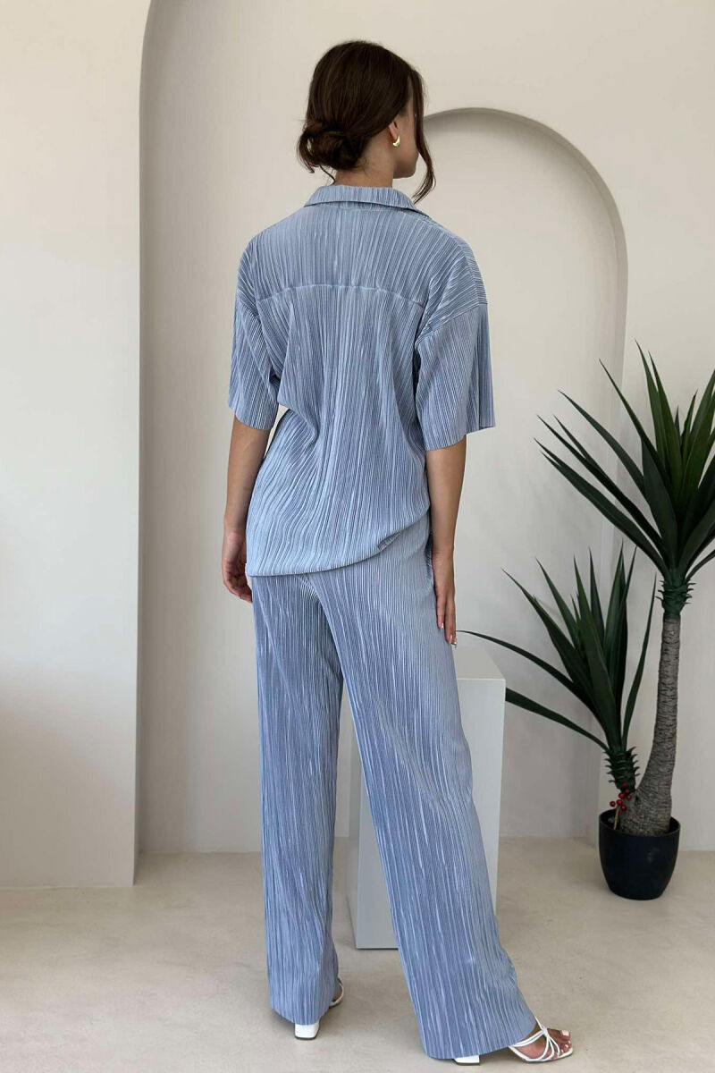 ONE COLOR SHIRT+TROUSERS WOMEN SET GREY/GRI - 2