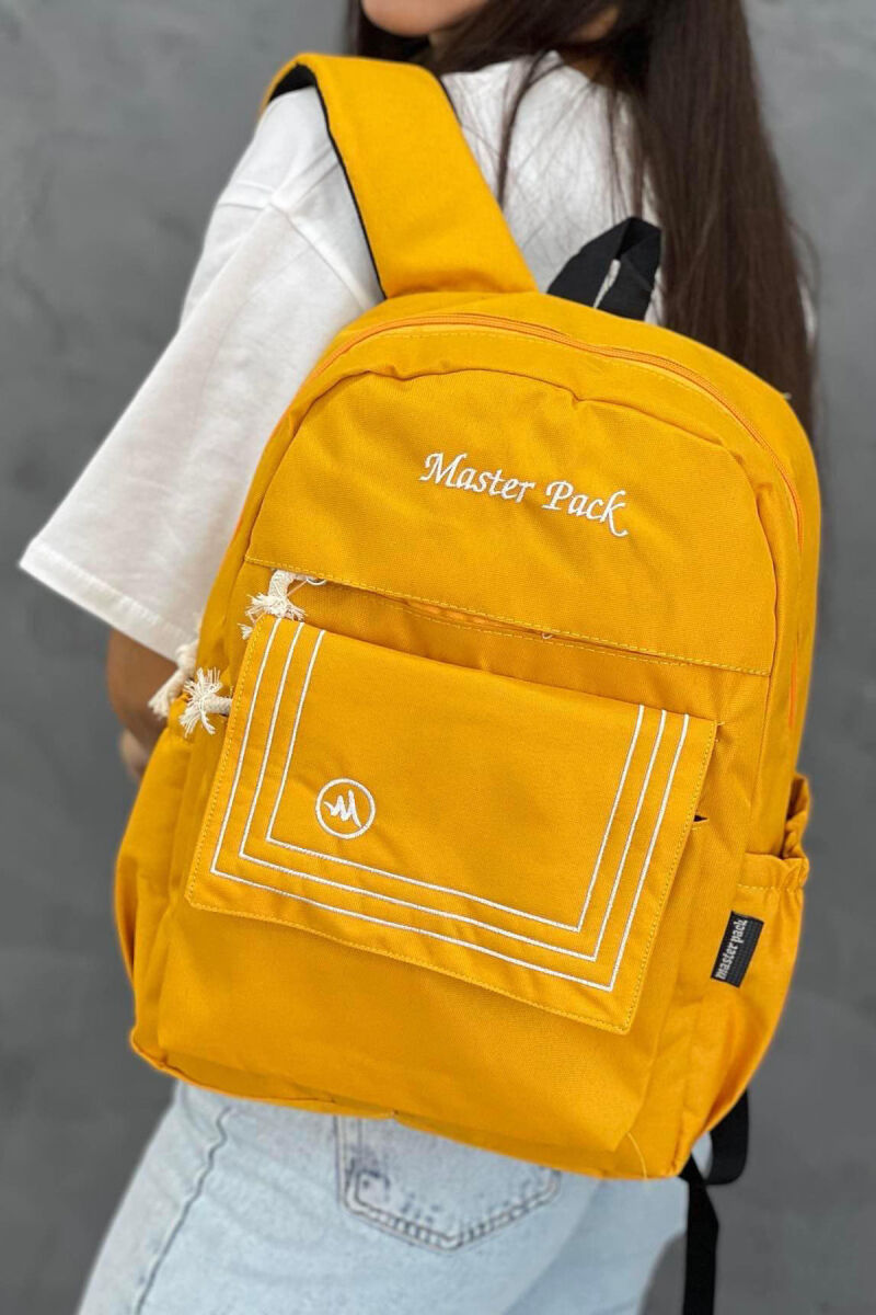 ONE COLOR SIMPLE BAG MUSTARD/MUSTARDE - 4