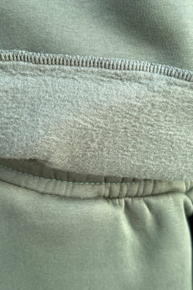 ONE COLOR SIMPLE BLOUSE+JOGGERS MEN SET GREEN/JESHILE - 3