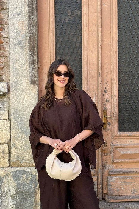 ONE COLOR SIMPLE LATHER WOMAN BAG CREAM/KREM 