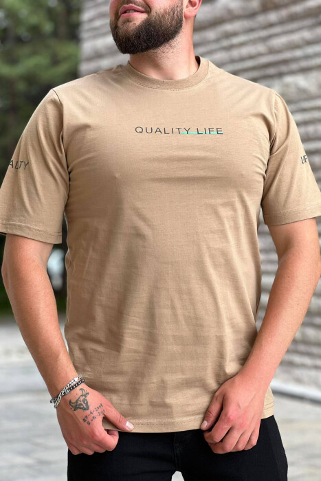 ONE COLOR SIMPLE MAN SHIRT BEIGE/BEZHE 