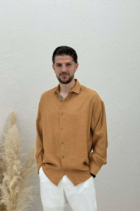 KEMISHE E THJESHTE NJE NGJYRESHE PER MESHKUJ NE NGJYRE TULLE - KLAUDIO FASHION