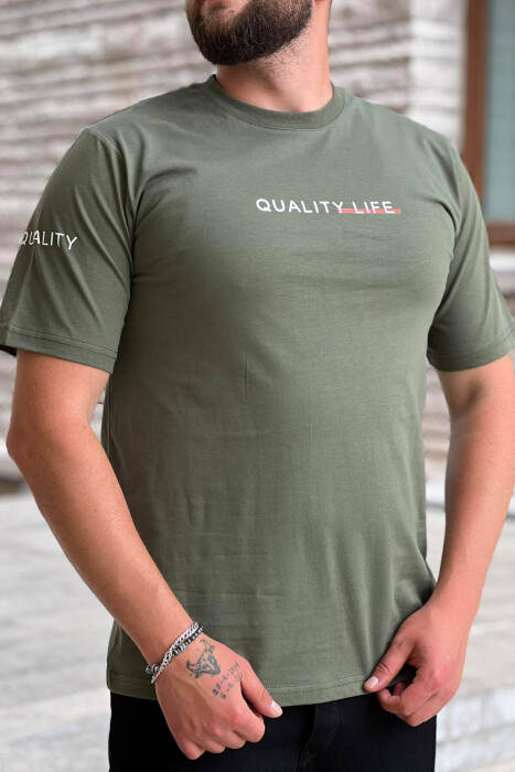 ONE COLOR SIMPLE MAN SHIRT OLIVE/ULLI 