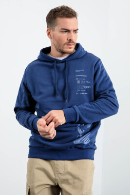 ONE COLOR SIMPLE MEN HODDIE BLUE/BLU 