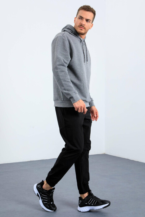 ONE COLOR SIMPLE MEN HODDIE GREY/GRI - 8