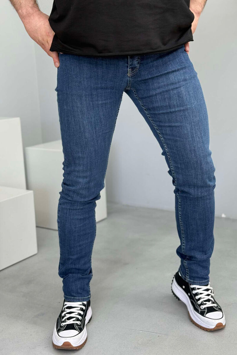 ONE COLOR SIMPLE MEN JEANS BLUE/BLU - 1
