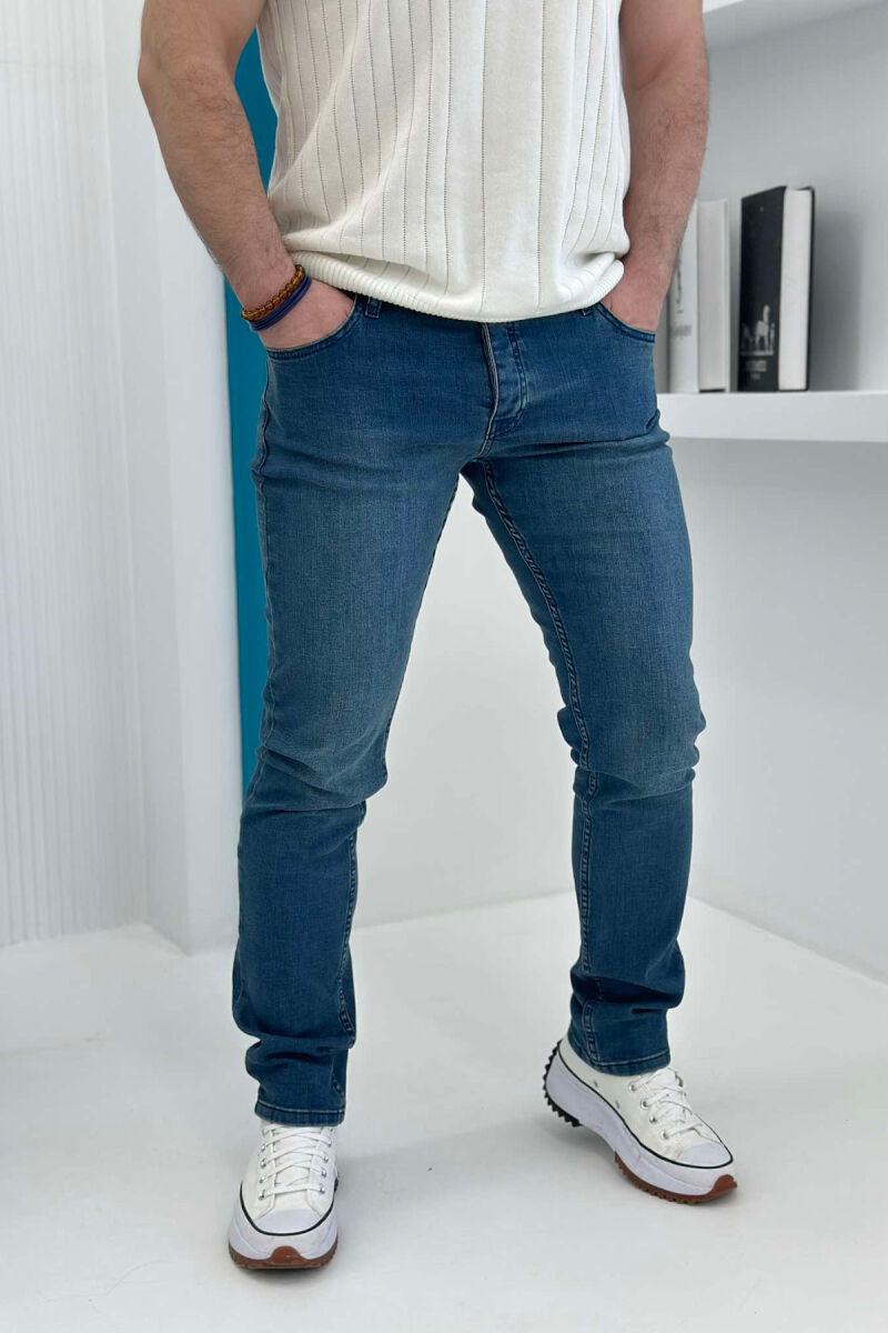 ONE COLOR SIMPLE MEN JEANS BLUE/BLU - 3
