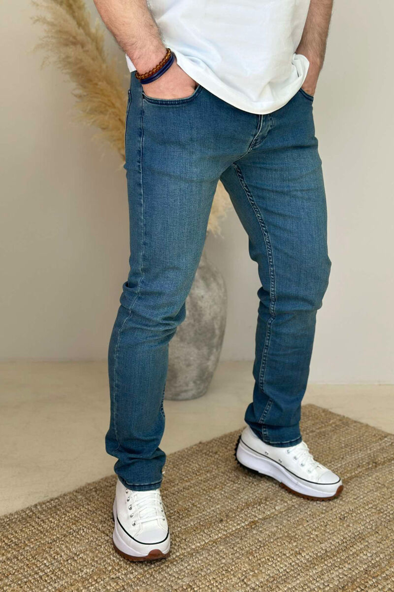 ONE COLOR SIMPLE MEN JEANS BLUE/BLU - 3